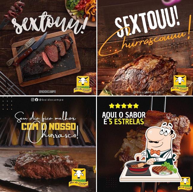 Há uma variedade de opções para os amantes da carne