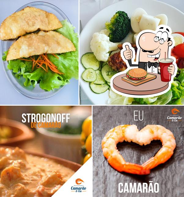 Peça um hambúrguer no Camarão E Cia