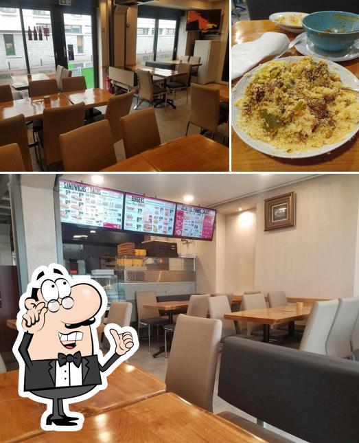 L’image de la intérieur et nourriture concernant dilan kebab pizza