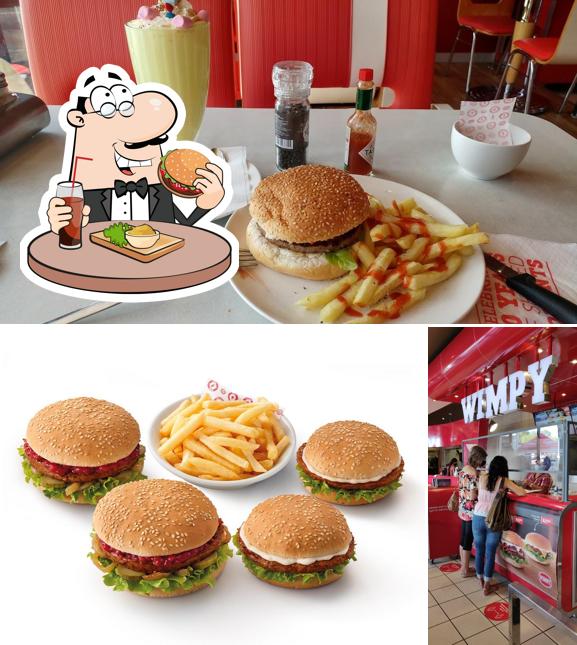 Commandez un hamburger à Wimpy