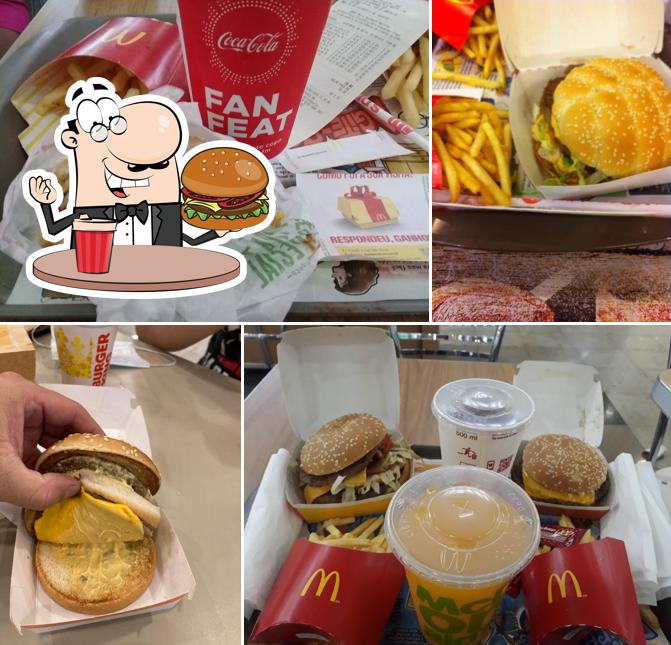 Consiga um hambúrguer no McDonald's