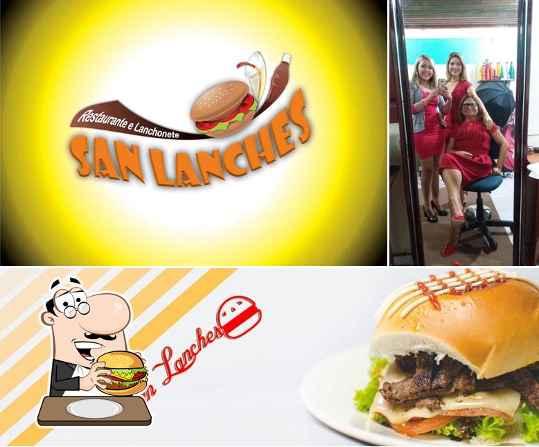 Os hambúrgueres do San Lanches irão saciar diferentes gostos