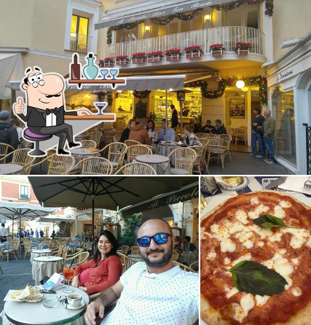 L’image de la intérieur et pizza concernant il Piccolo - Capri