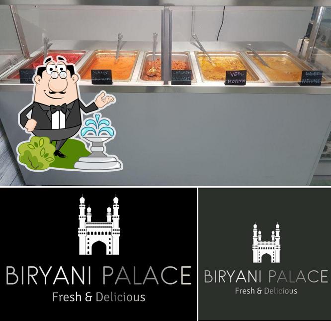 Biryani Palace & Grill se distingue par sa extérieur et nourriture