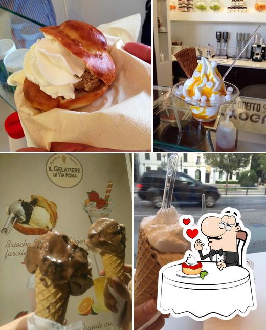 The Ice Cream Makers Of Via Roma provides a variety of sweet dishes