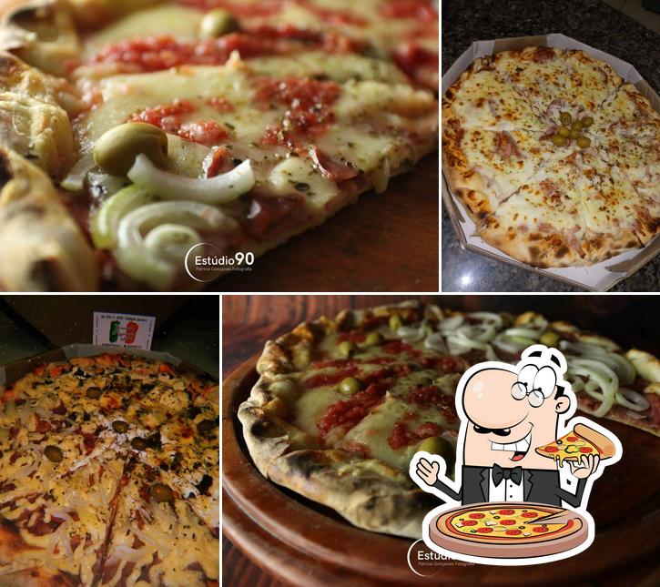 Experimente diversos estilos de pizza