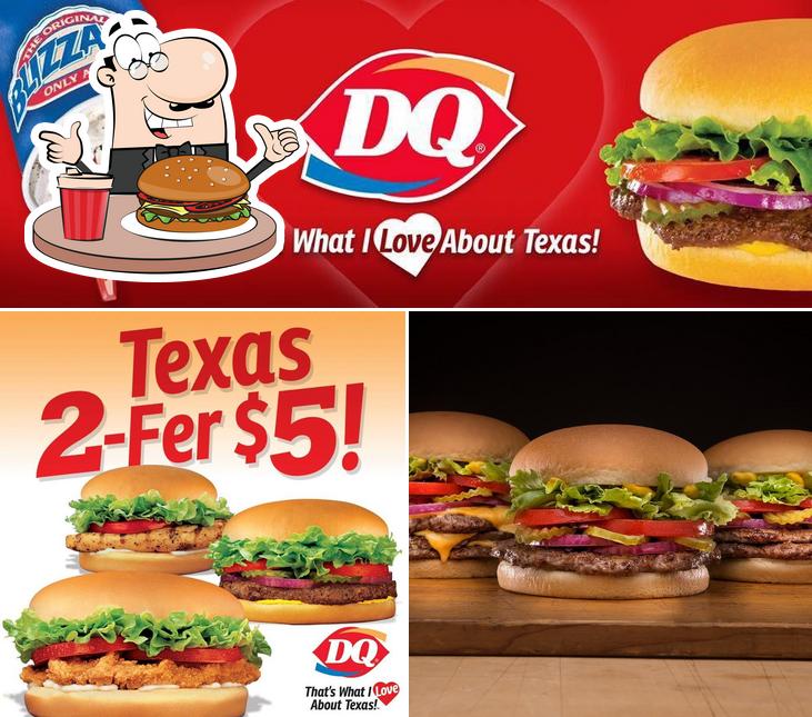 Get a burger at Dairy Queen