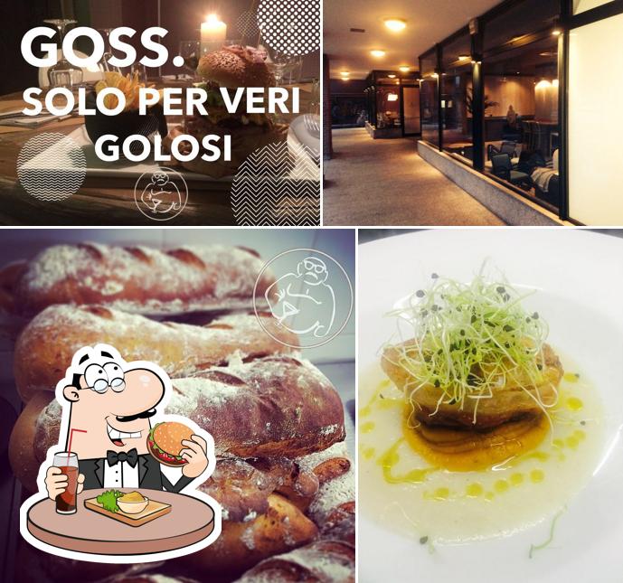 Prenditi un hamburger a Goss Food & Spirits