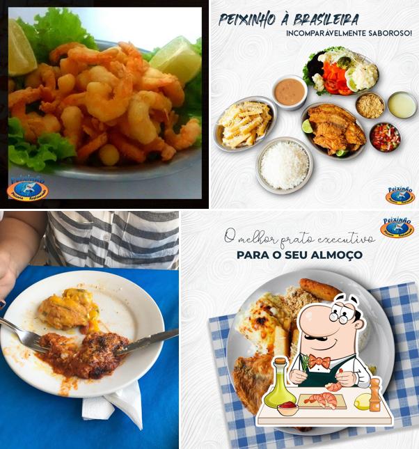 Попробуйте блюда с морепродуктами в "Restaurante Peixinho & Pizzaria"