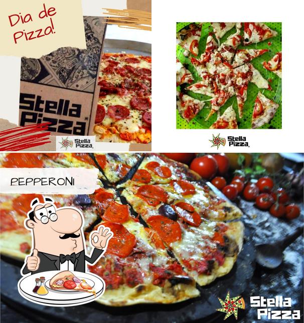 No Stella Pizza Delivery, você pode desfrutar de pizza