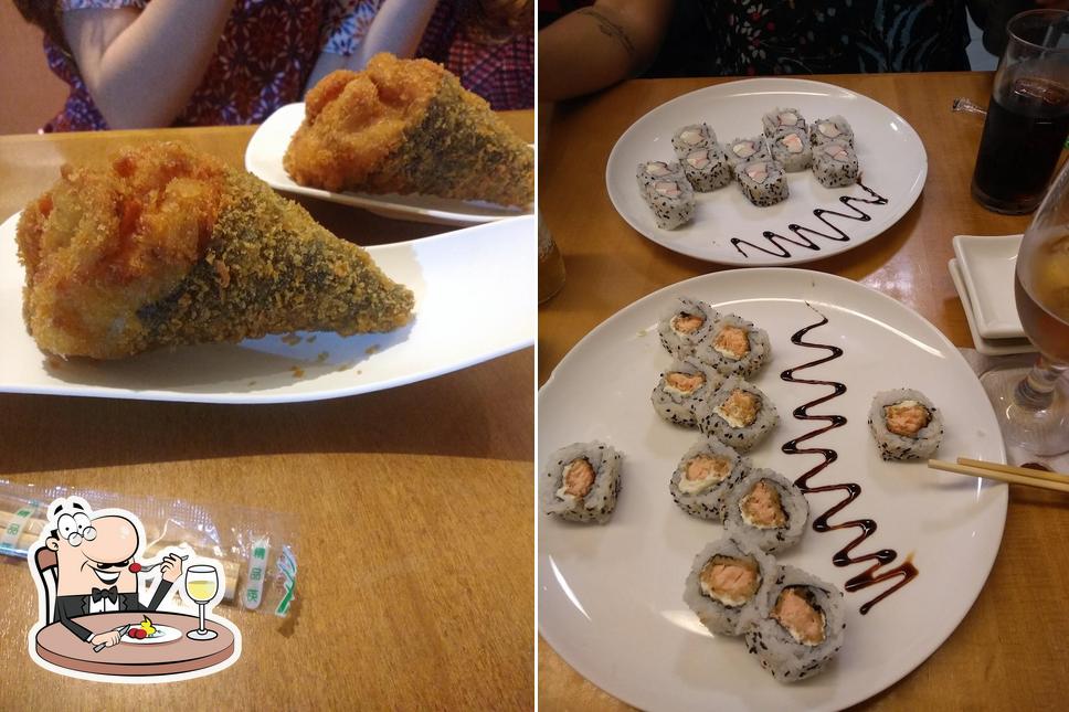 Platos en Kinay Sushi