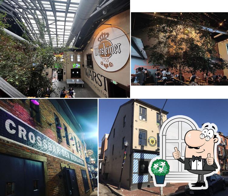 Crossbar Der Biergarten in Baltimore Restaurant menu and reviews