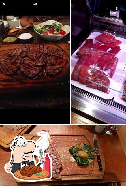 Elige una receta con carne en Nusr-Et Steakhouse Ankara