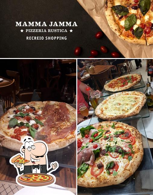 Consiga pizza no Mamma Jamma Recreio Shopping