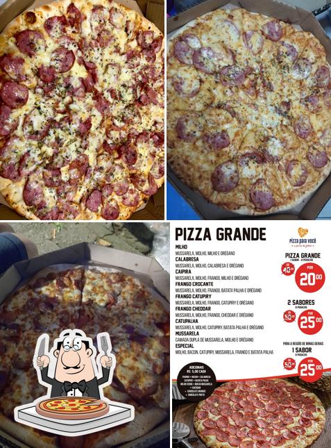 Experimente pizza no Pizza Para Você São José SC