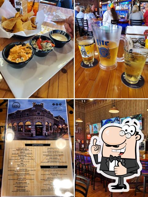 The Vault 1905 Sports Grill in Van Buren American restaurant menu and
