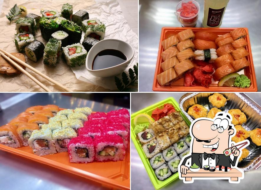 Les sushi sont disponibles à MYBOX