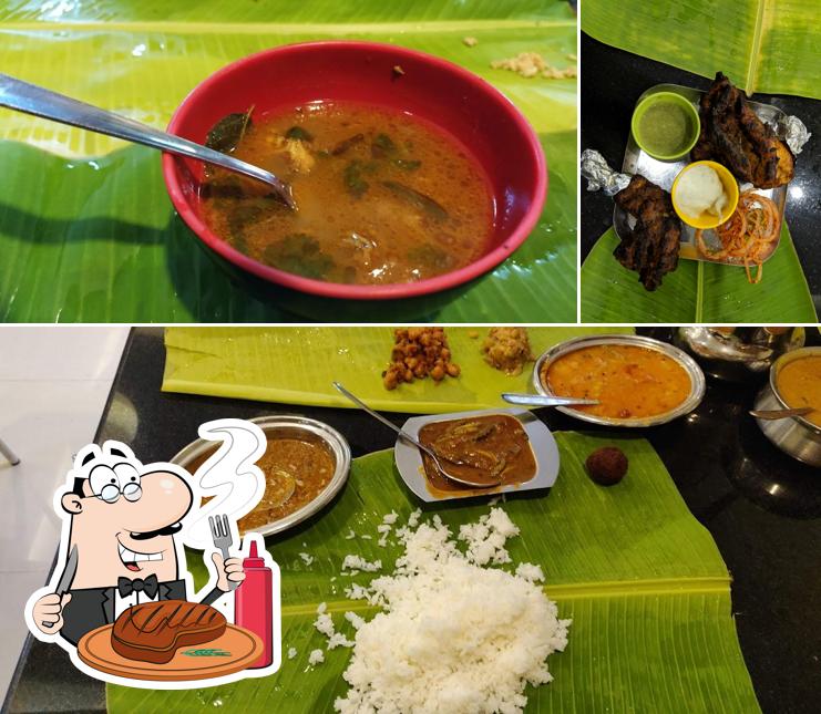 Kumar Mess provides meat dishes