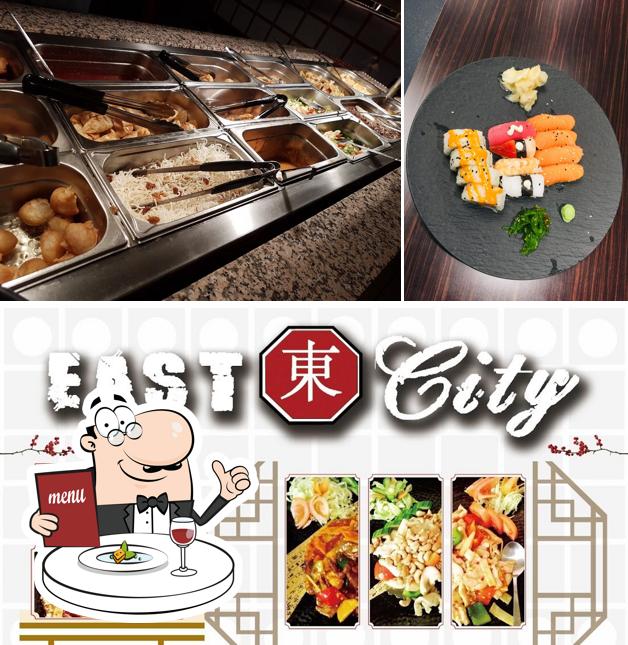 Еда в "East City Sushi & Wok"