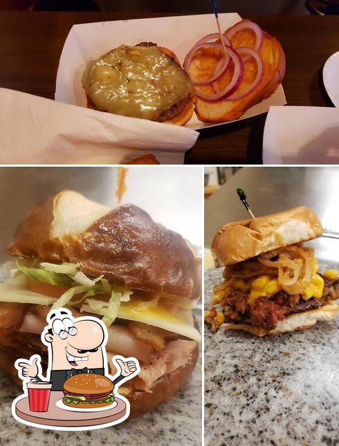 Try out a burger at Houston Pub