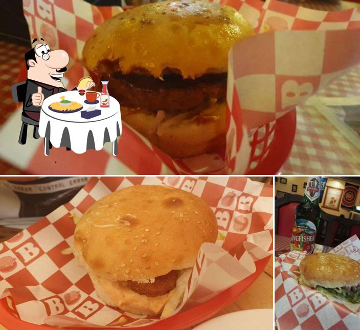 Try out a burger at The Burger Barn Bar & Cafe