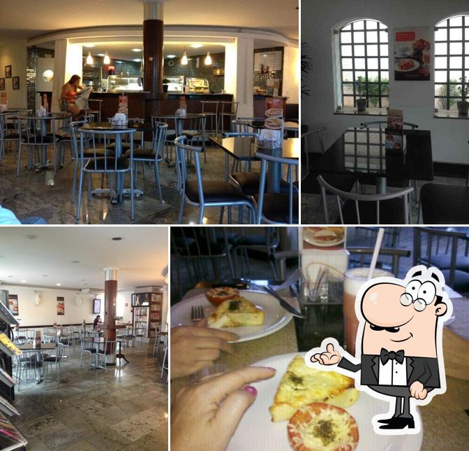 O interior do Fran's Café Pio XI