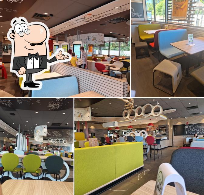L'intérieur de McDonald's