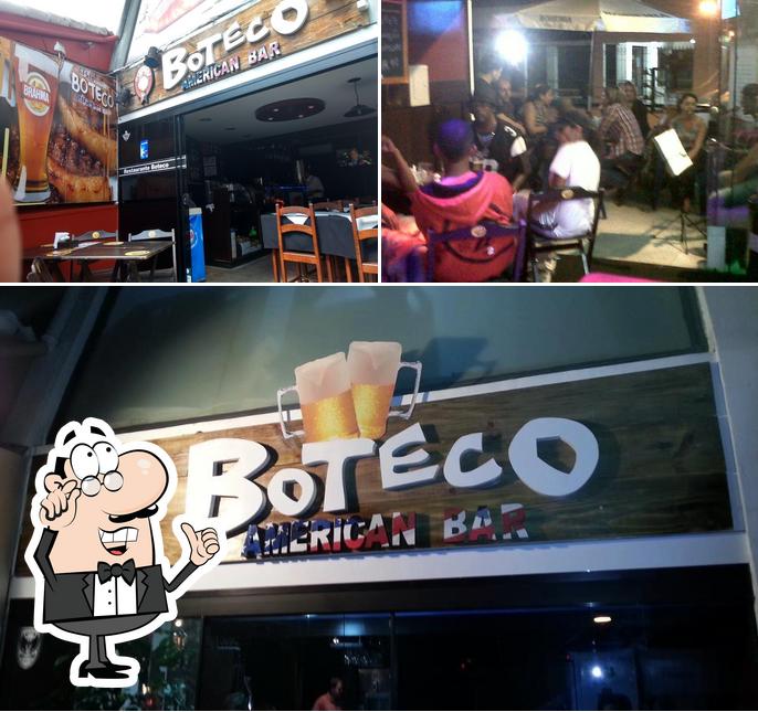 O interior do Boteco American Bar