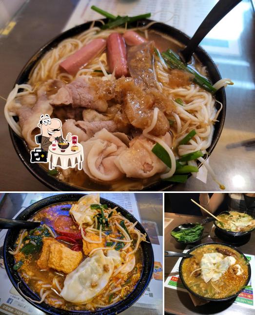 Sopa ramen en Sing Lum Khui Sour & Spicy Rice Noodle Restaurant