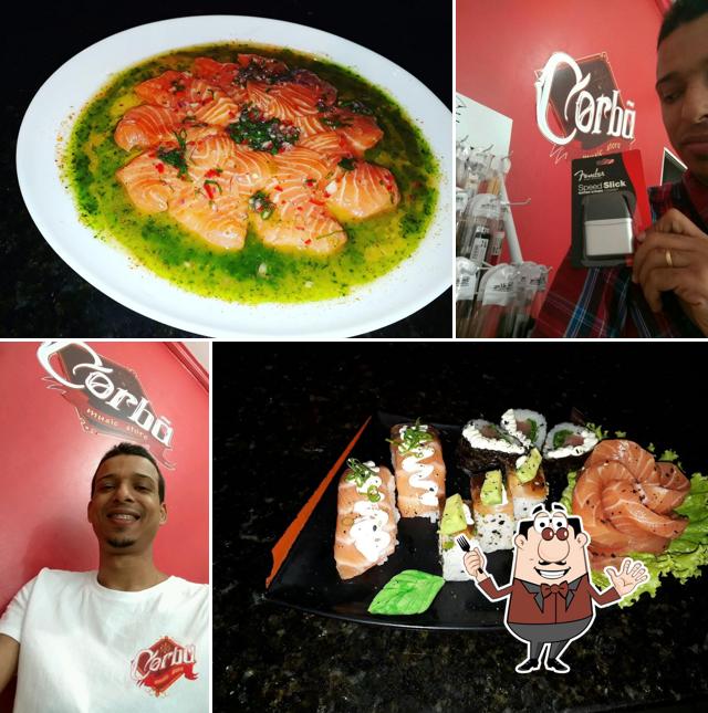 Platos en Coliseu Sushi Bar