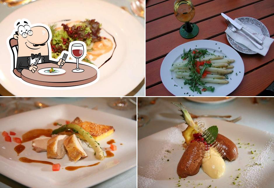Еда в "Spundloch - das Hotel & Weinrestaurant"