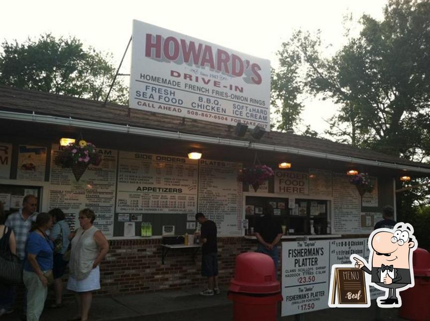 Howards Drive In, 121 E Main St in West Brookfield Restaurant menu