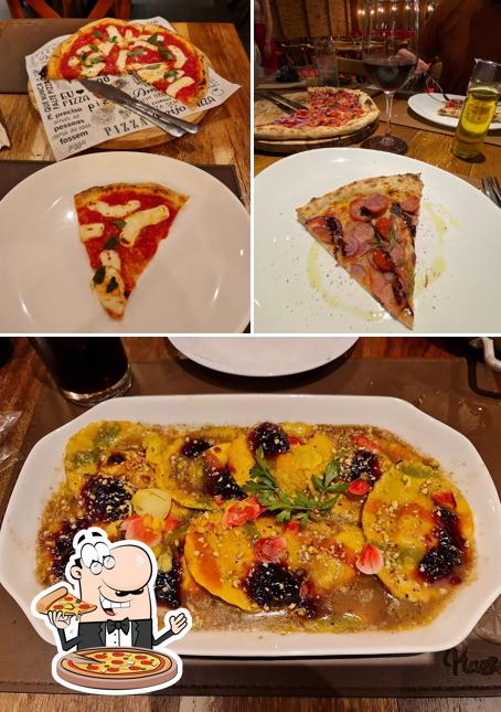 Peça pizza no Piazza Sicilia