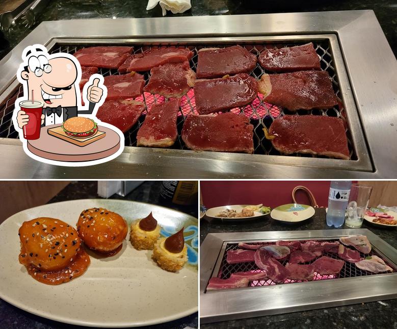 Consiga um hambúrguer no Taisho Yakiniku Cabral