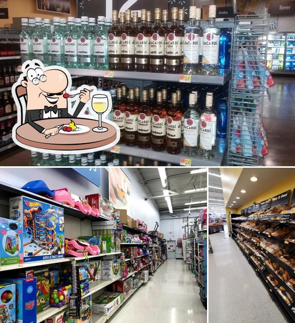 Las imágenes de comida y cerveza en Walmart Supercenter