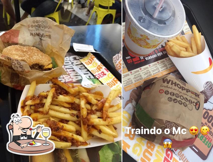 Comida em Burger King