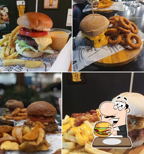 Os hambúrgueres do Junior Beer Burger irão saciar diferentes gostos