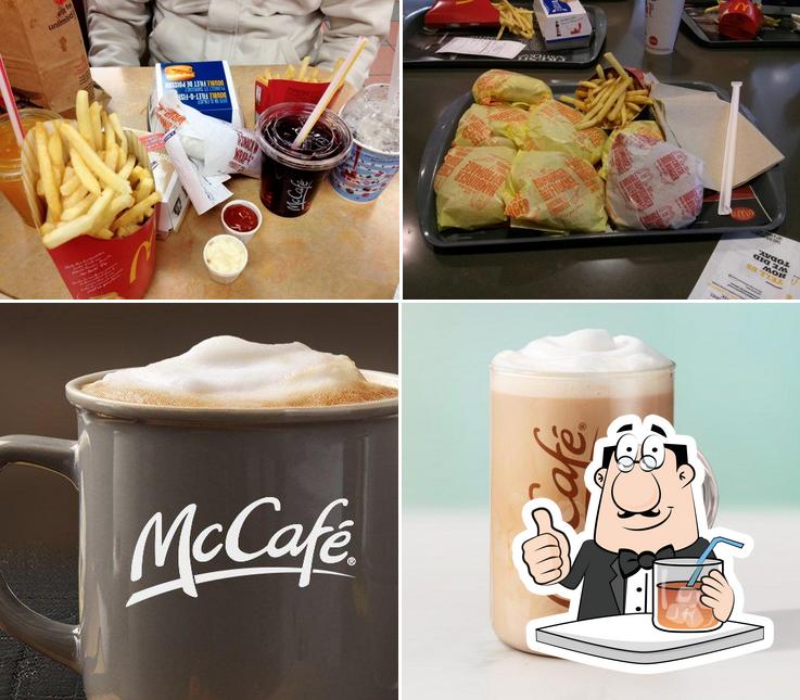 Vérifiez la photo représentant la boire et nourriture concernant McDonald's