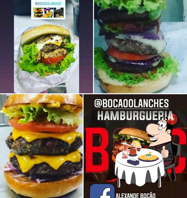 Hambúrguer em Bocão Lanches