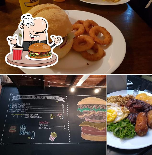 Experimente um hambúrguer no Belf's Burger & Beer