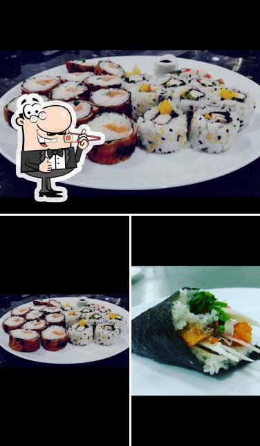 Experimente diferentes opções de sushi