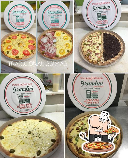 Consiga pizza no Pizzaria Grandini