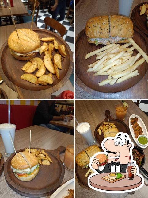 Try out a burger at Pop Tate's Dadar