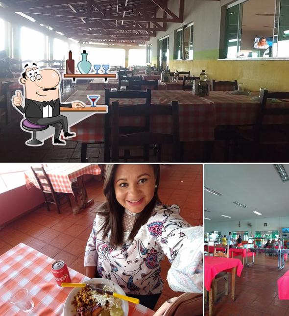 O interior do Churrascaria Catarinense