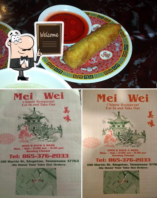 Mei Wei Chinese Restaurant in Kingston Restaurant menu and reviews