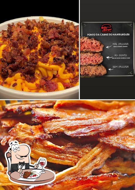 Experimente refeições de carne no Billy Burger