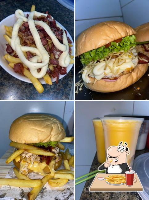 Batata frita em Famintos hambúrgueria