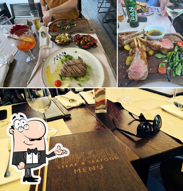Gli interni di Chops Grill - Steak & Seafood