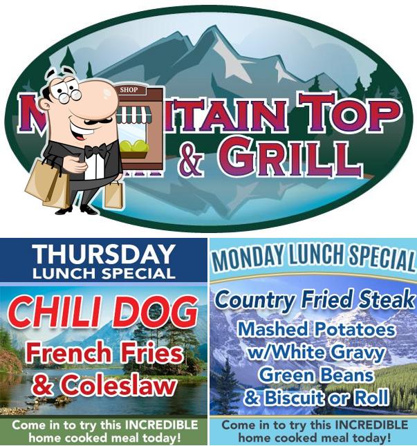 Mountain Top Bar & Grill in Rockwood Restaurant menu and reviews