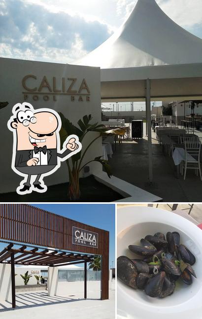 Estas son las fotos donde puedes ver exterior y comida en Caliza Pool Bar